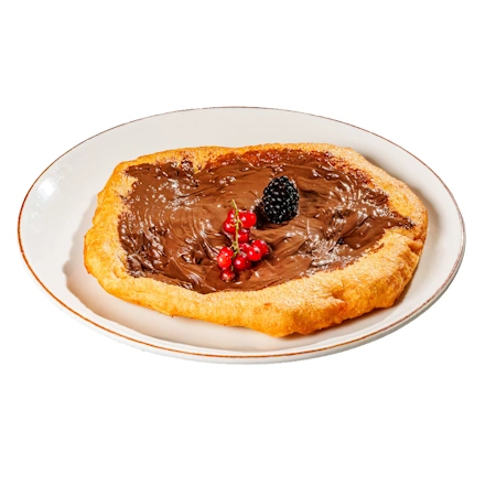 Langosh with Nutella