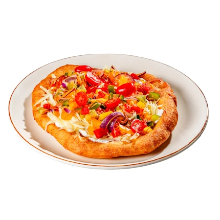 Vega Langosh with vegetables